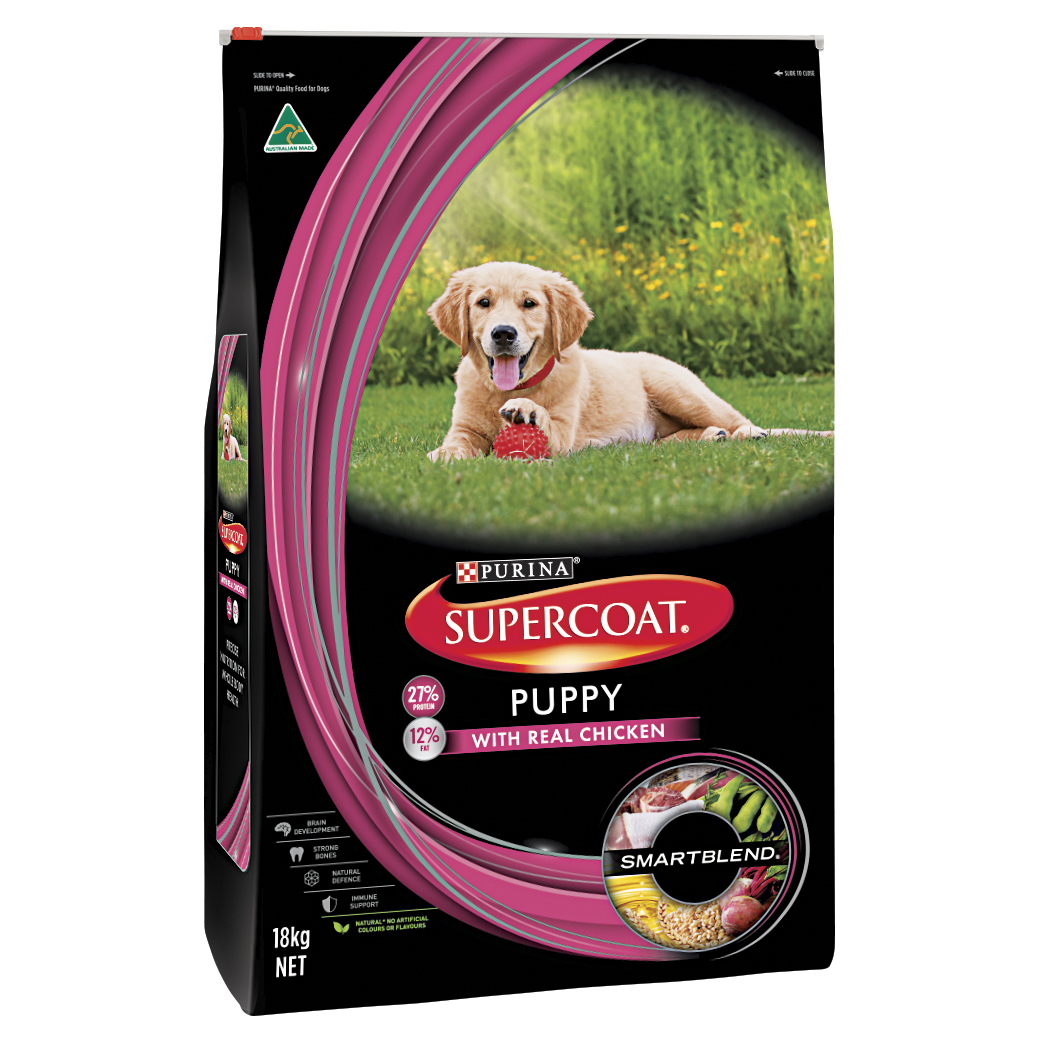 PURINA SUPERCOAT Puppy Dog Chicken Dry Dog Food 20kg Goodna Produce