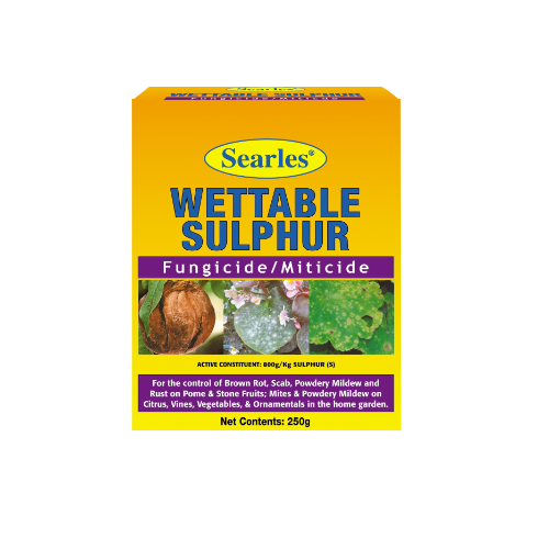 Searles Wettable Sulphur 250g – Goodna Produce