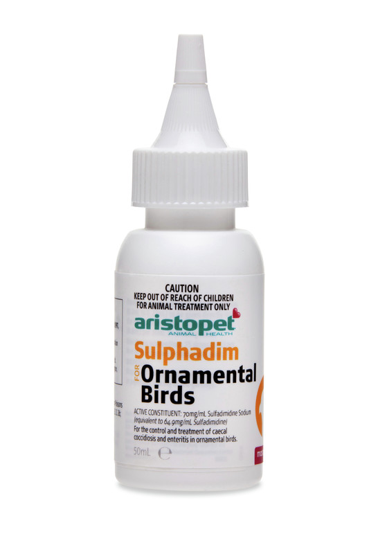 Aristopet Sulphadim Antibiotic for Birds 50mL Goodna Produce