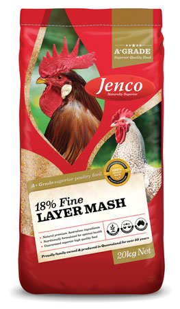 JENCO 18% FINE LAYER MASH 20KG